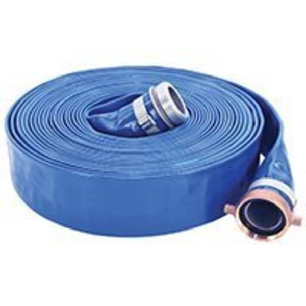 Abbott Rubber ABBOTT RUBBER COLORmaxx 1147-3000-50 Pump Discharge Hose Assembly, 3 in ID, Male x Female, PVC 1147-3000-50